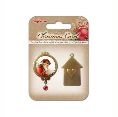 Набор металлических украшений Scrapberrys "Ночь перед Рождеством"