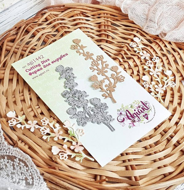 Нож для вырубки Agiart "Ветка сакуры"