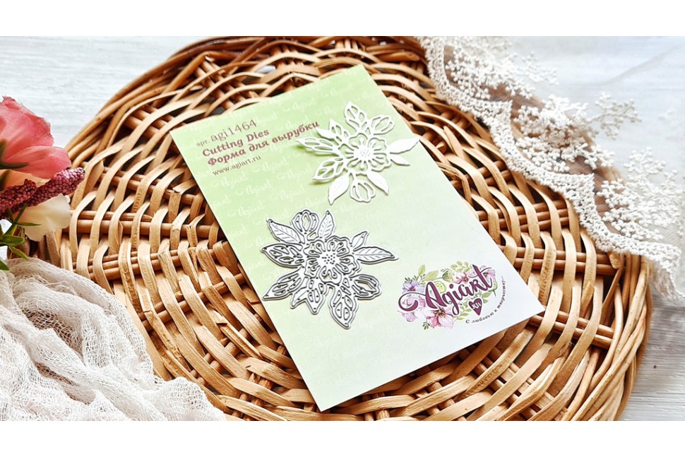 Нож для вырубки Agiart "Райский цветок"