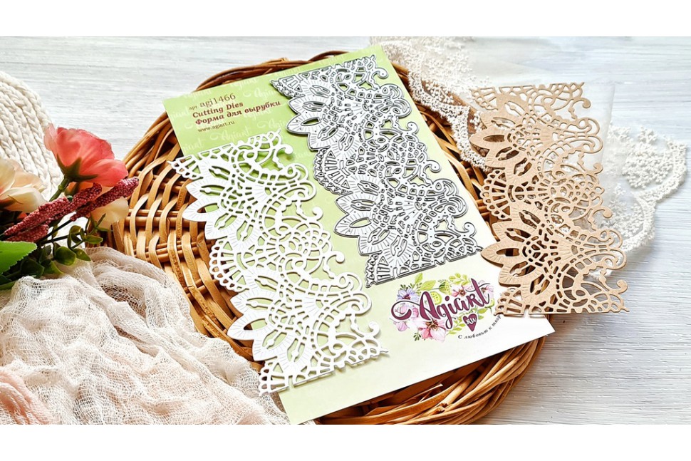 Нож для вырубки Agiart "Античное кружево"
