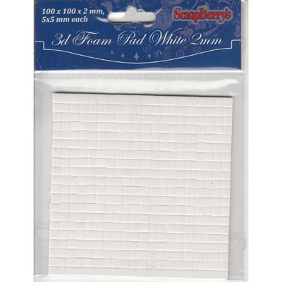 Клеевые подушечки объёмные Scrapberrys 2 мм.
