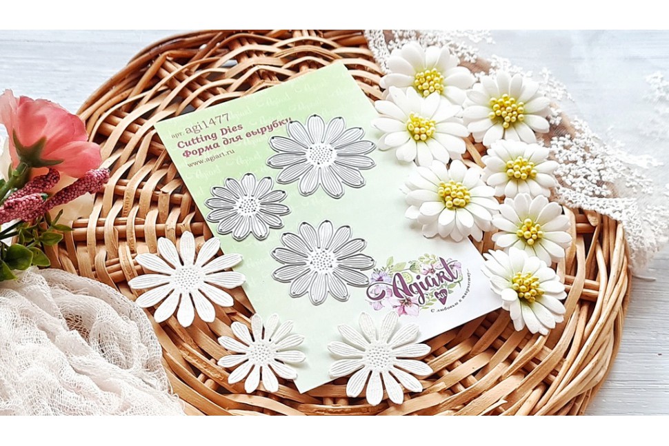 Нож для вырубки Agiart "Ромашки"