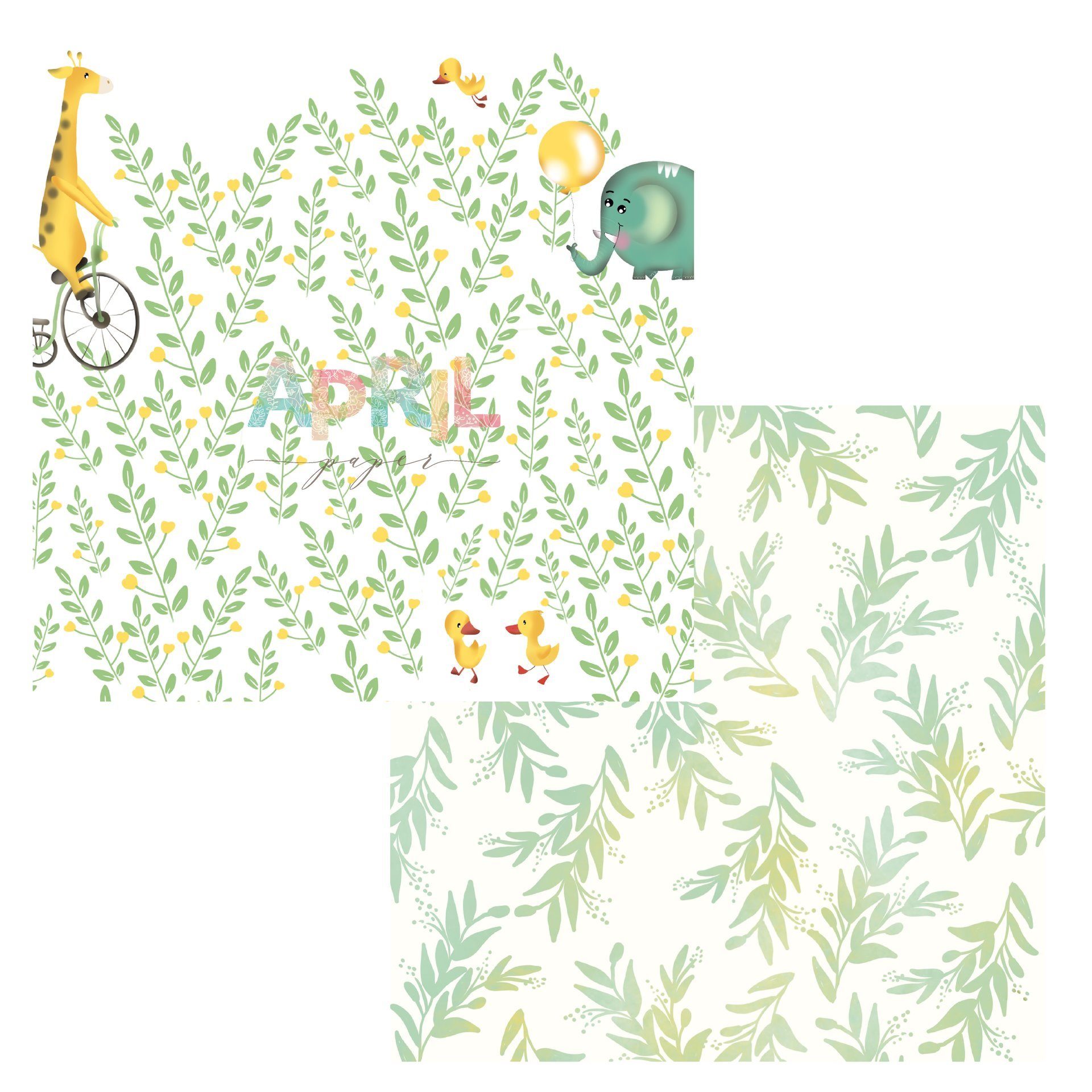 Бумага APRIL paper "Мамина радость" Летняя прогулка (APR151)