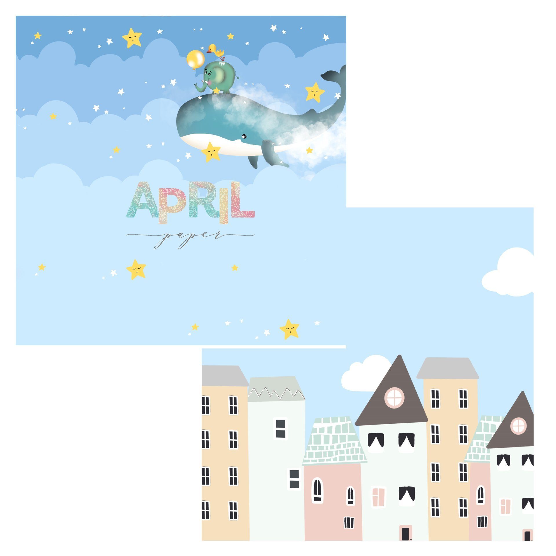 Бумага APRIL paper "Мамина радость" Волшебные сны (APR154)