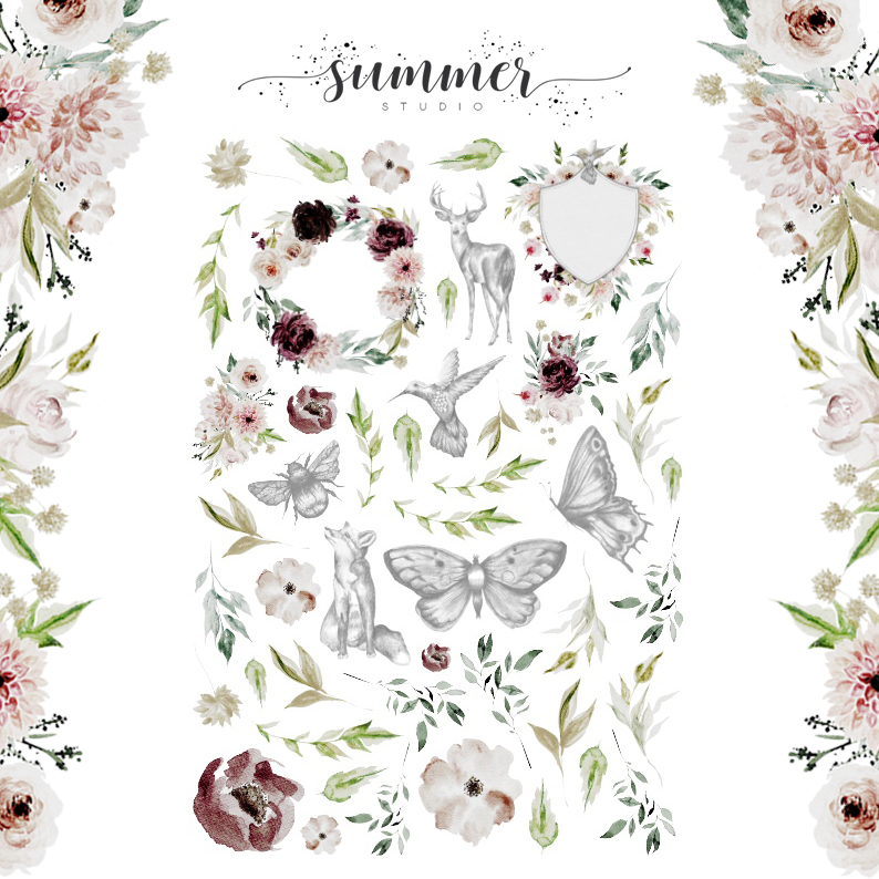 Набор высечек Summer Studio "Mystery"