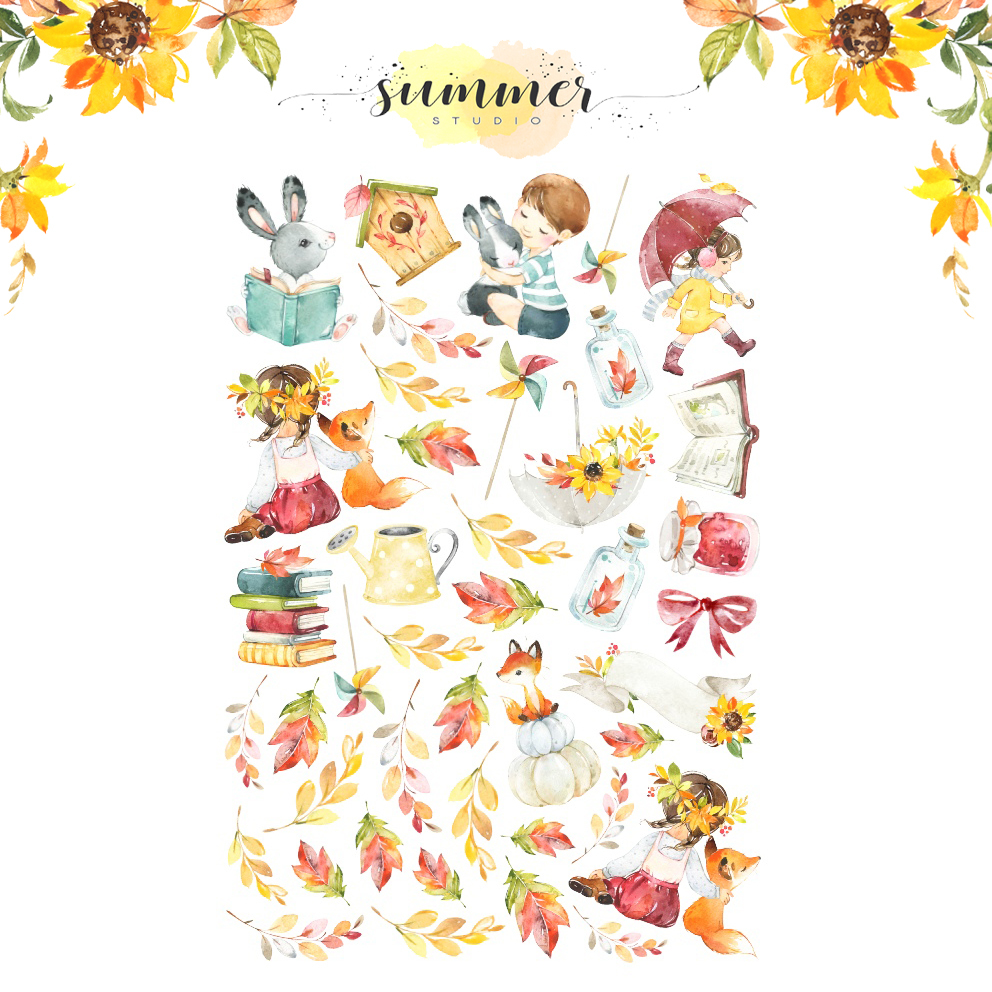 Набор высечек Summer Studio "Autumn stories"