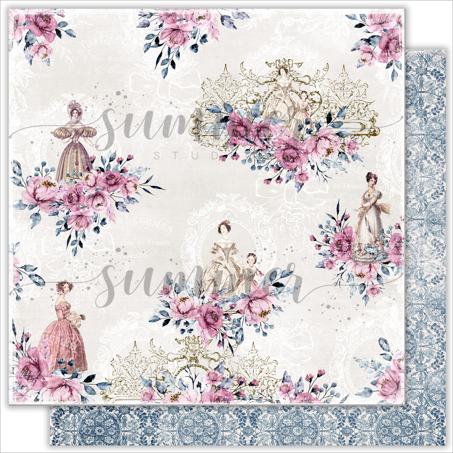 Бумага Summer studio "Marseille", Soiree (SMST111)