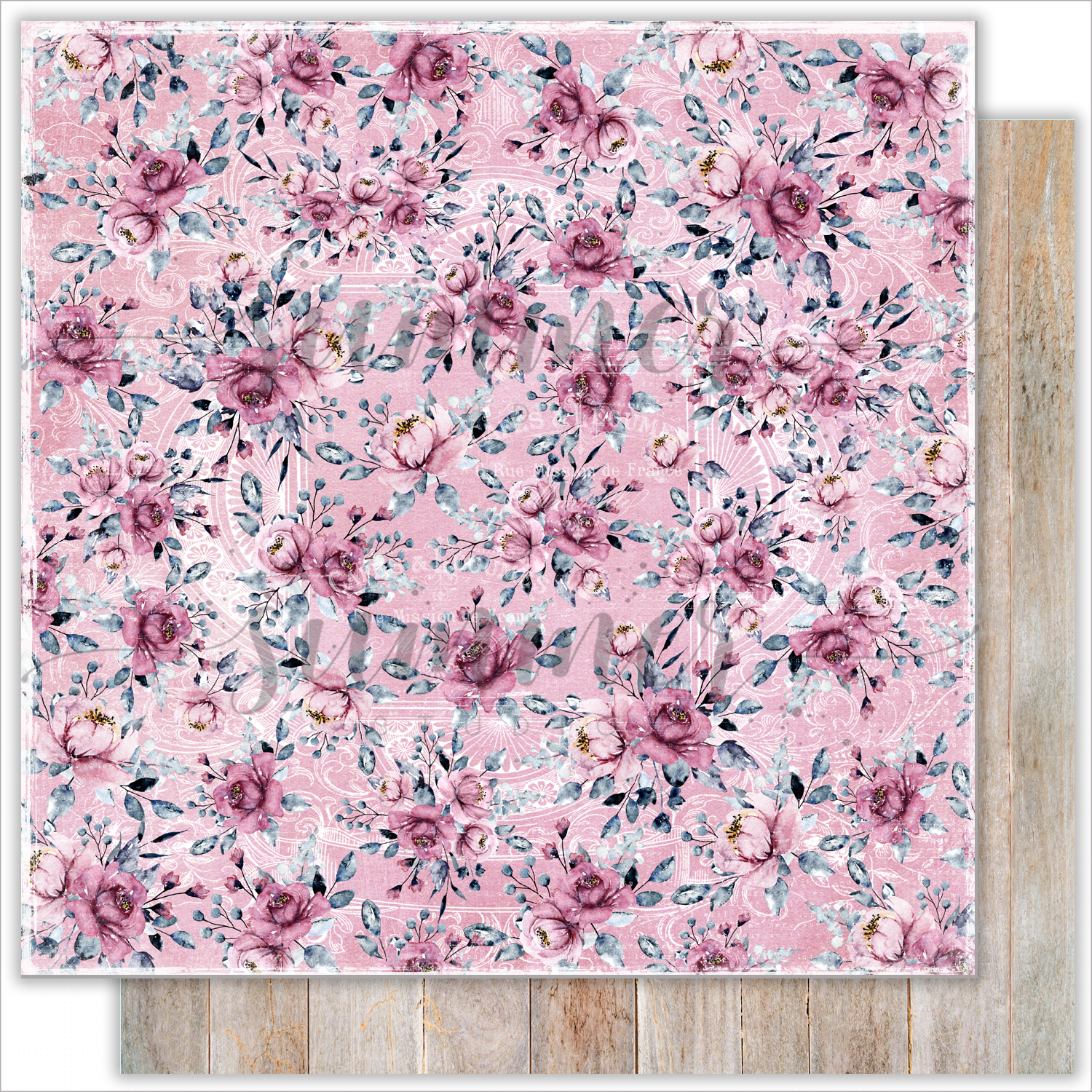 Бумага Summer studio "Marseille", Beautifull garden (SMST112)