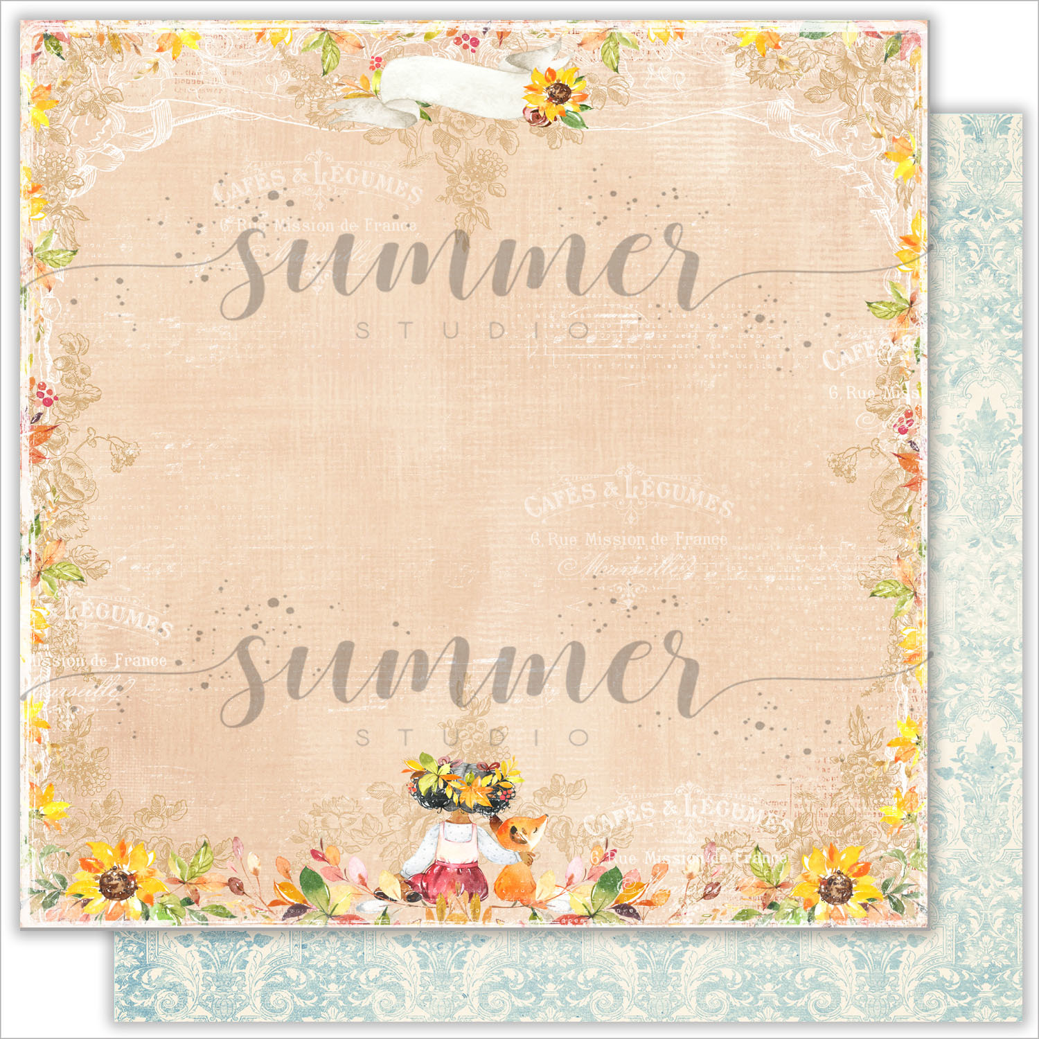 Бумага Summer studio "Autumn stories", This day (SMST118)