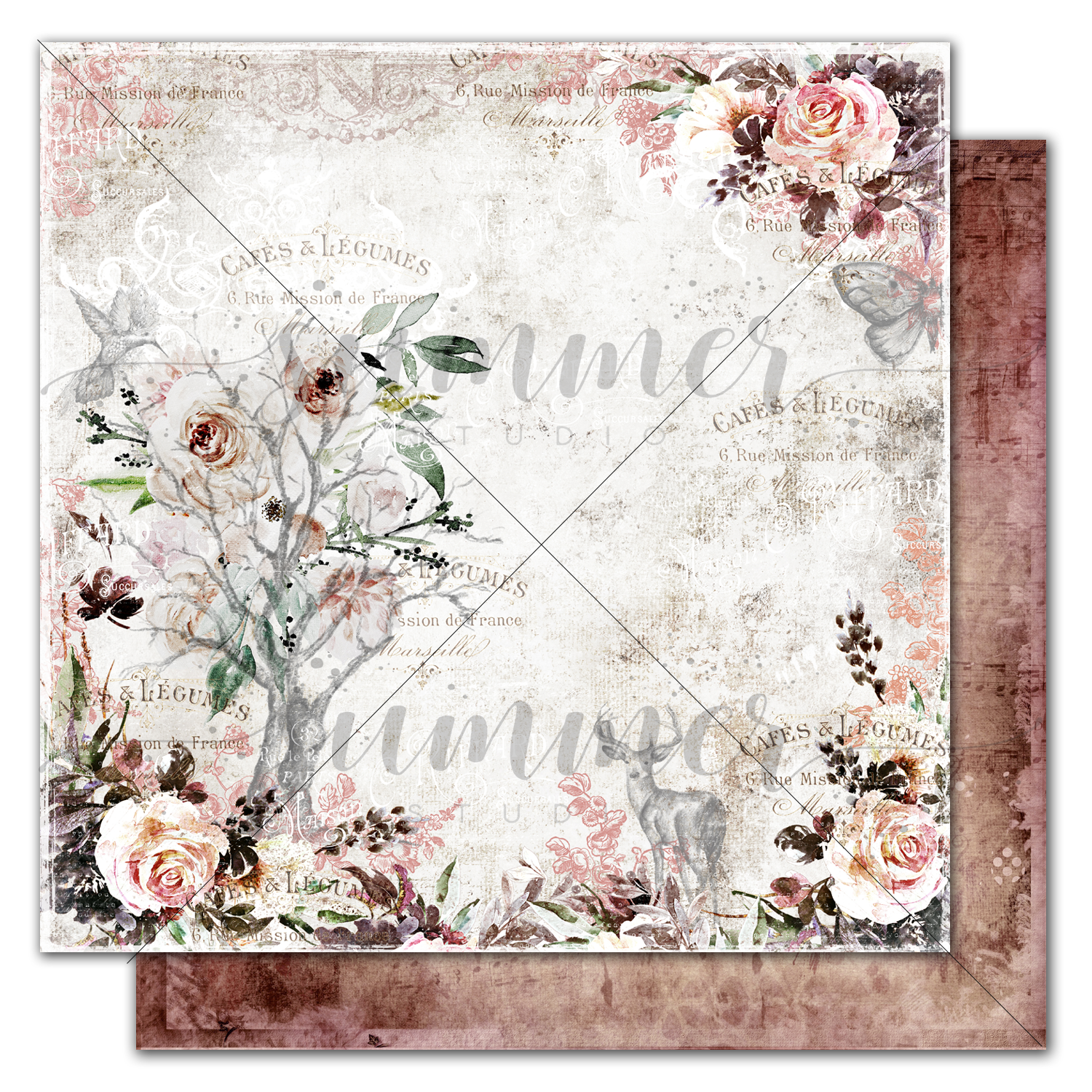 Бумага Summer studio "Mystery", Unusual day (SMST122)