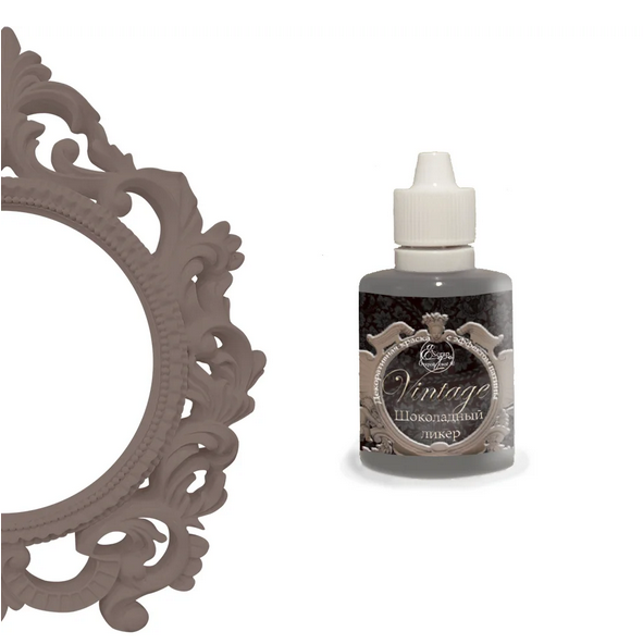 Декоративная краска с эффектом патины "Шоколадный ликер"