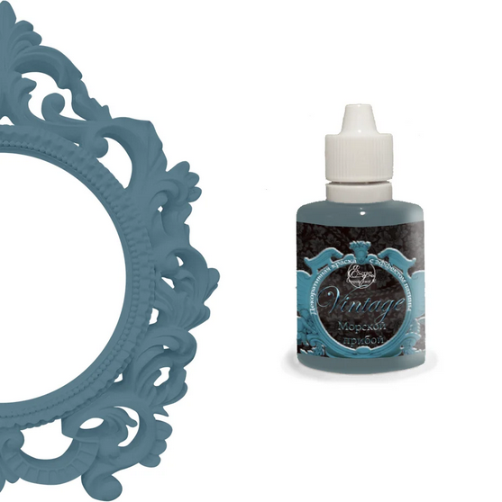 Декоративная краска с эффектом патины "Морской прибой"