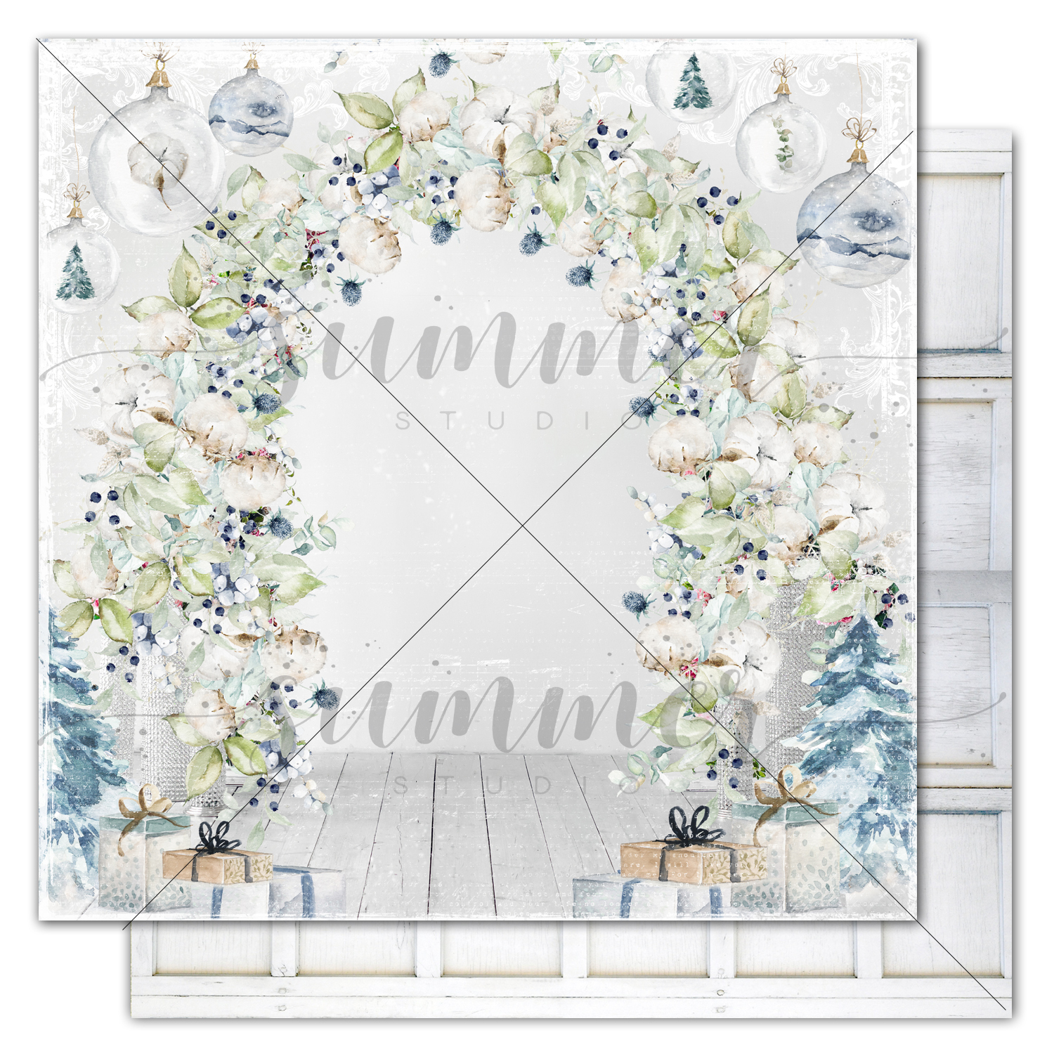 Бумага Summer studio "Northern lights", Holiday (SMST129)