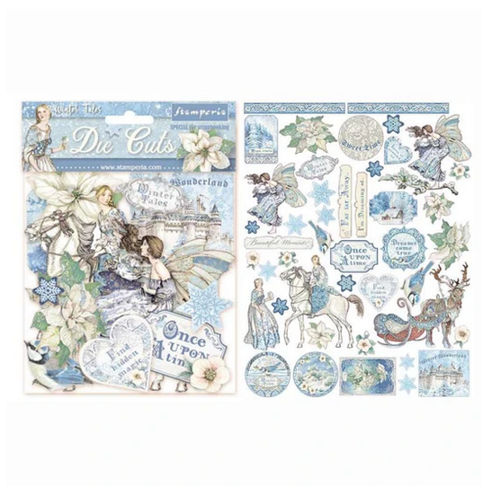 Вырубка из чипборда Stamperia «Winter Tales»