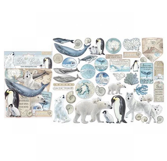 Вырубка из чипборда Stamperia «Arctic Antarctic»