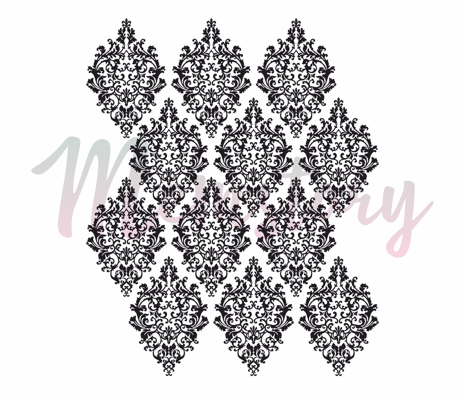 Штамп Memstory "Дамасский узор"