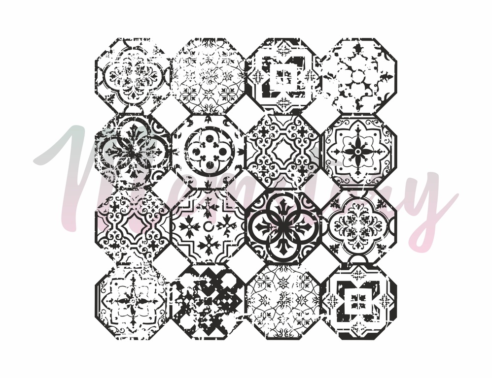 Штамп Memstory "Марокканская плитка"