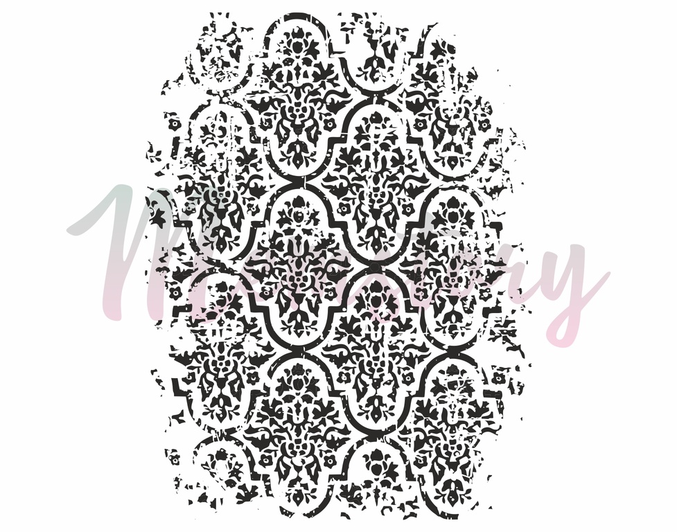 Штамп Memstory "Винтажные обои"