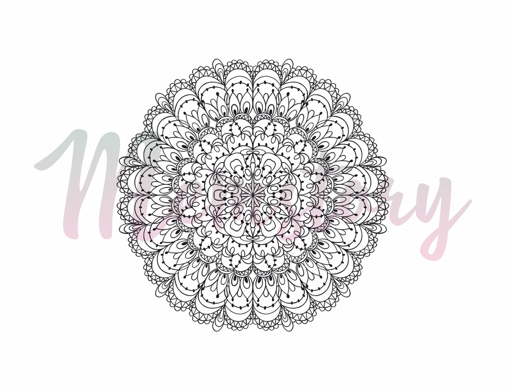 Штамп Memstory "Ажурная салфетка"