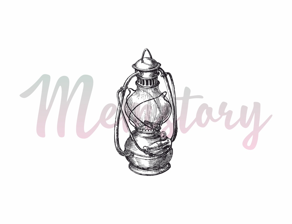 Штамп Memstory "Керосиновая лампа"