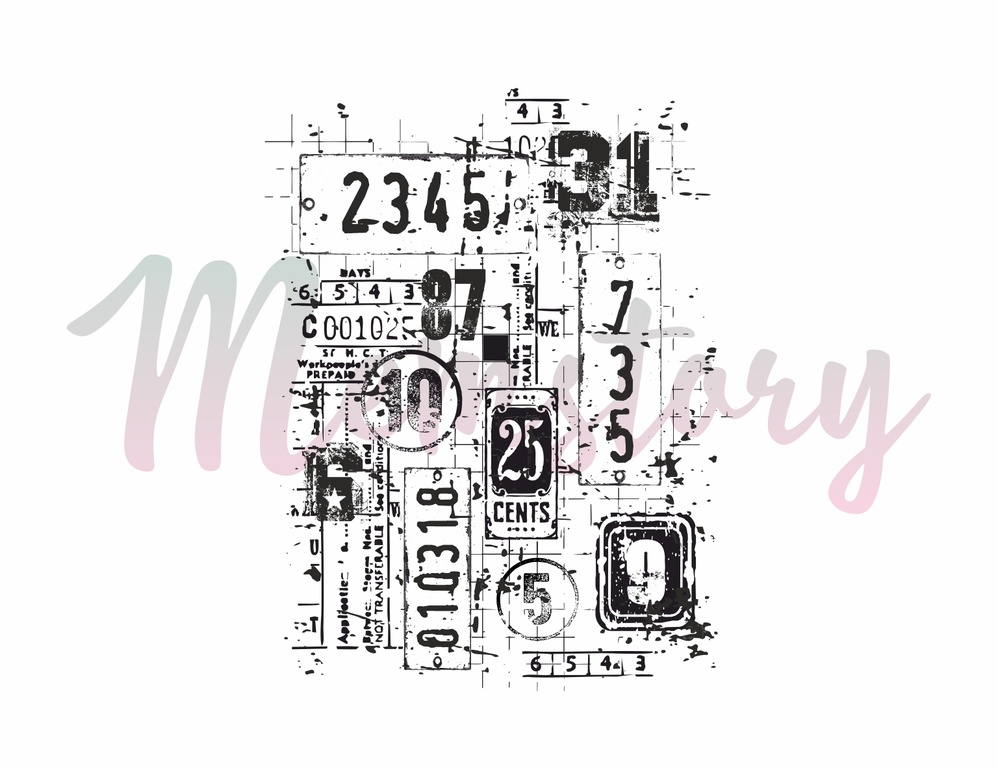 Штамп Memstory "Числа"