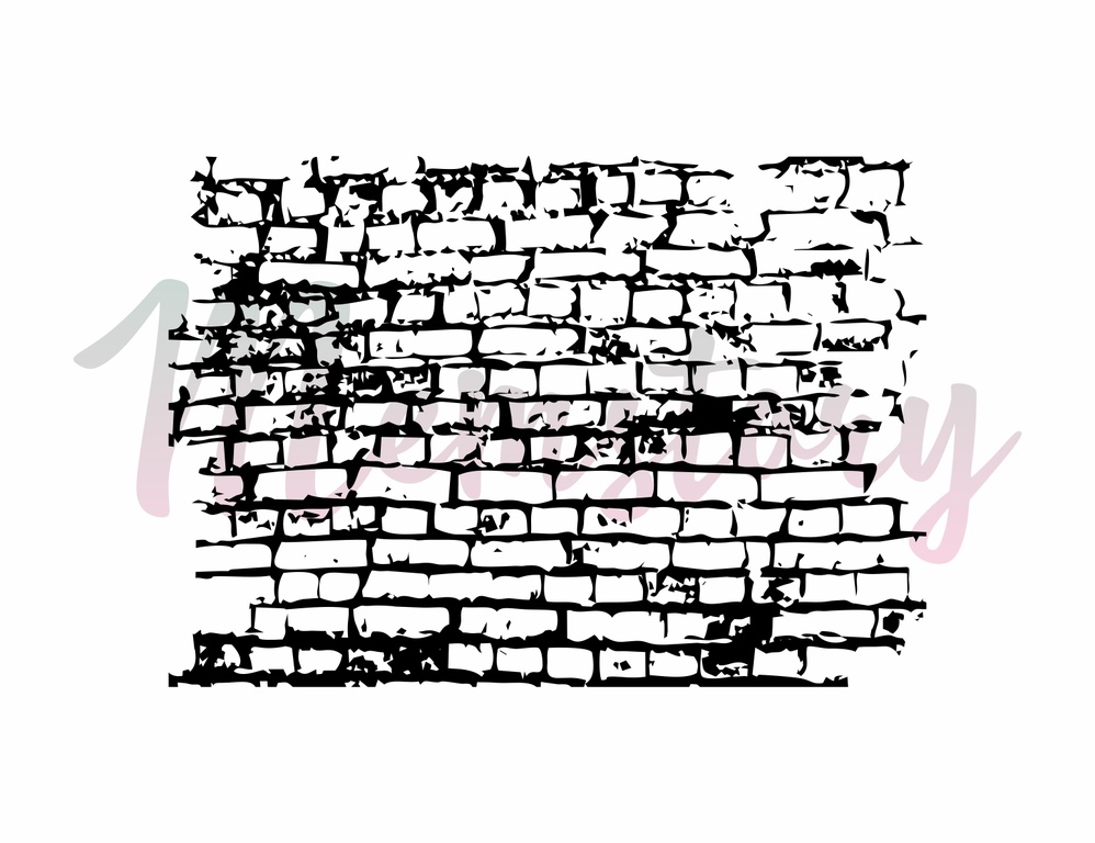 Штамп Memstory "Кирпичная стена"