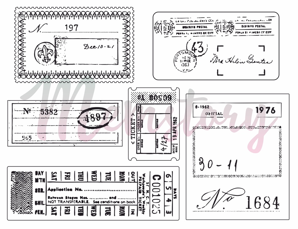 Штамп Memstory "Билеты"