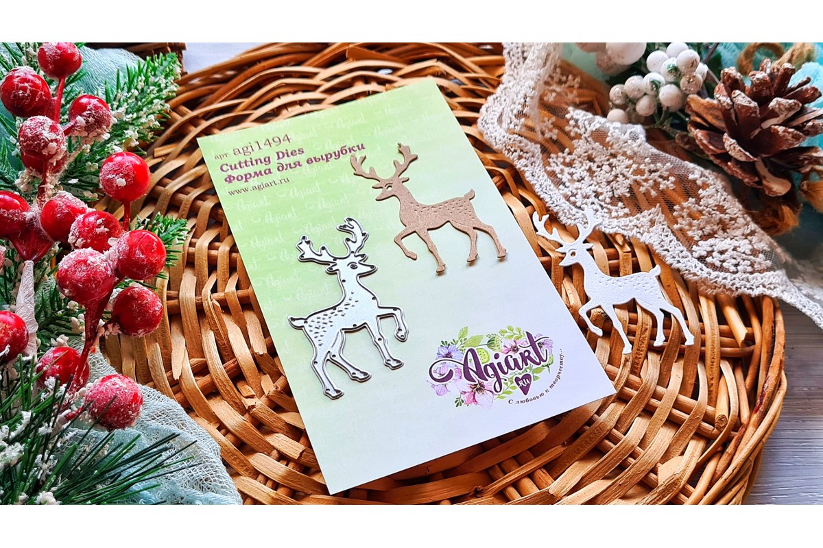 Нож для вырубки Agiart "Серебряное копытце"
