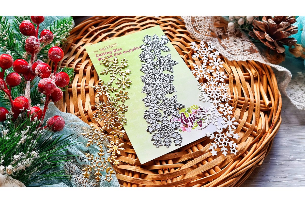 Нож для вырубки Agiart "Снегопад"