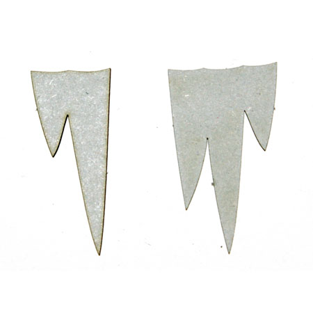 Чипборд "Сосульки маленькие"