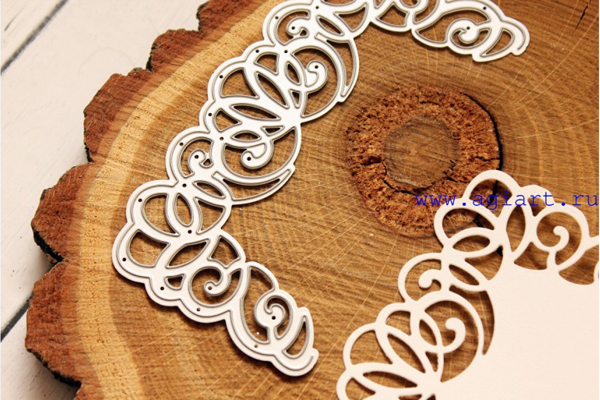 Нож для вырубки Agiart "Ажурная рамка"