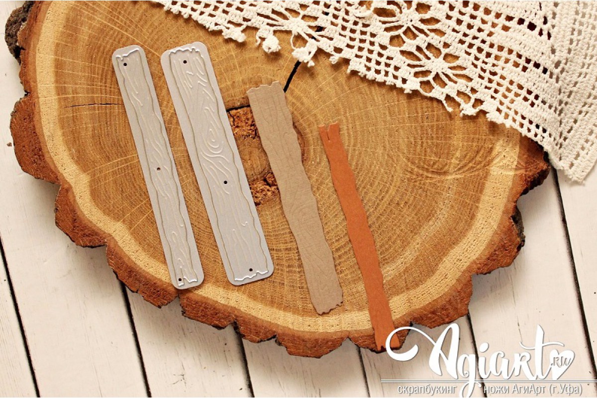 Нож для вырубки Agiart "Деревянные дощечки"