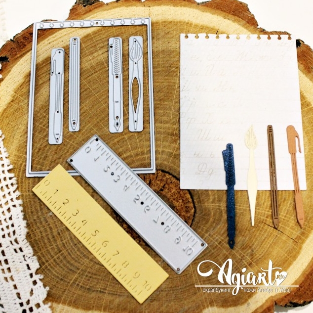 Нож для вырубки Agiart "Набор блокнот"