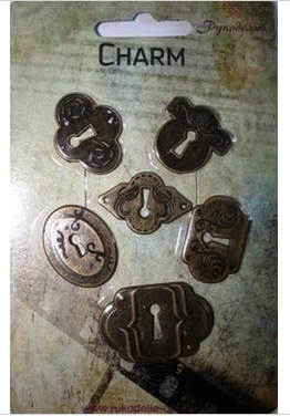 Набор металлических украшений Рукоделие "Замочные скважины"