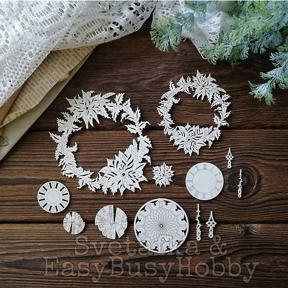 Чипборд EasyBusyHobby "Ночь накануне Рождества"