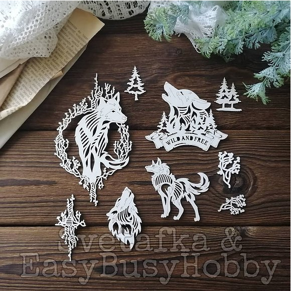 Чипборд EasyBusyHobby "Дикий и свободный"