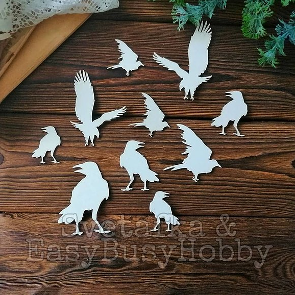 Чипборд EasyBusyHobby "Вороньё"