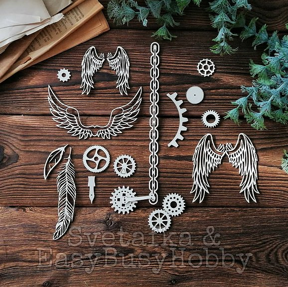 Чипборд EasyBusyHobby "Расправь крылья"