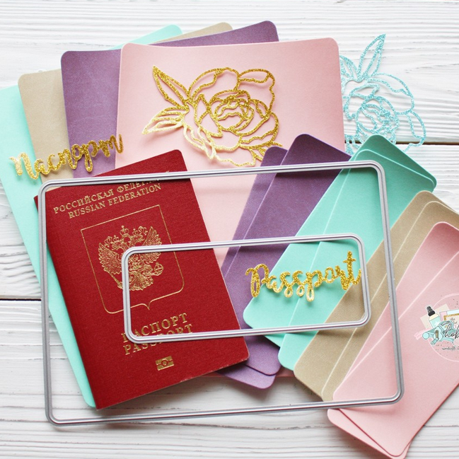 Ножи для вырубки Hobby-time "Обложка на паспорт"