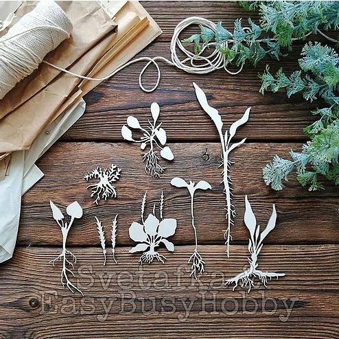 Чипборд EasyBusyHobby "Я не теряю корни"