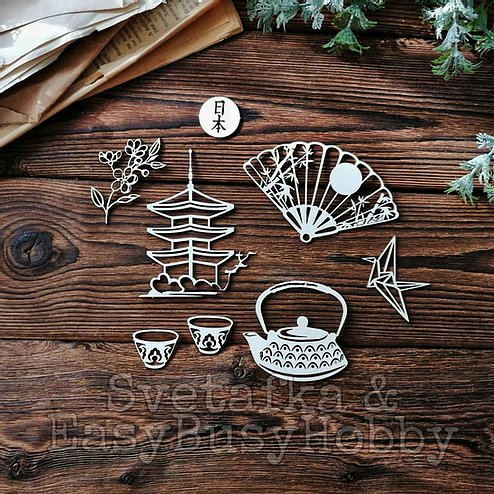 Чипборд EasyBusyHobby "Япония в сердце"