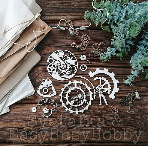 Чипборд EasyBusyHobby "Стимпанк"