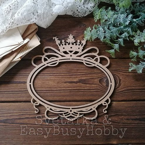 Рамка для декорирования МДФ EasyBusyHobby "Елизавета"