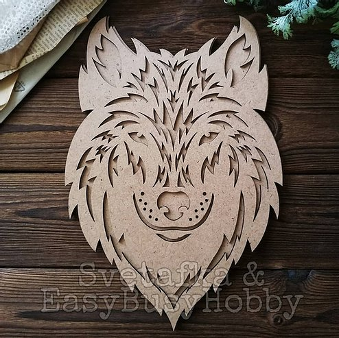 Заготовка из МДФ EasyBusyHobby "Волк Ателло"