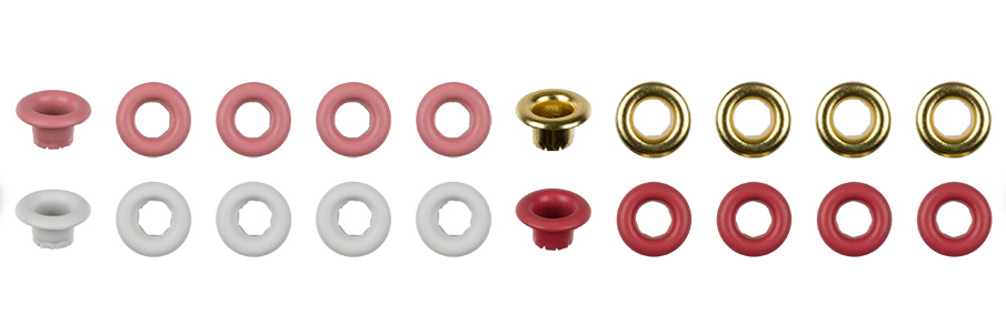 Набор люверсов MrPainter розовый микс (4 цвета)