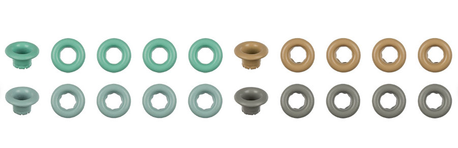 Набор люверсов MrPainter Мятный микс (4 цвета)