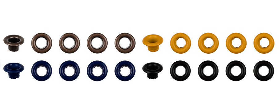 Набор люверсов MrPainter Брутальный микс (4 цвета)