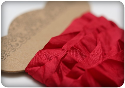 Шебби лента Scrapberrys 1 см Спелая вишня