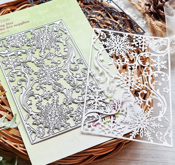Нож для вырубки Agiart "Снежный калейдоскоп"