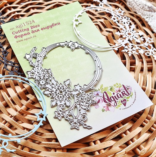 Нож для вырубки Agiart "Морозное зеркало круглое"
